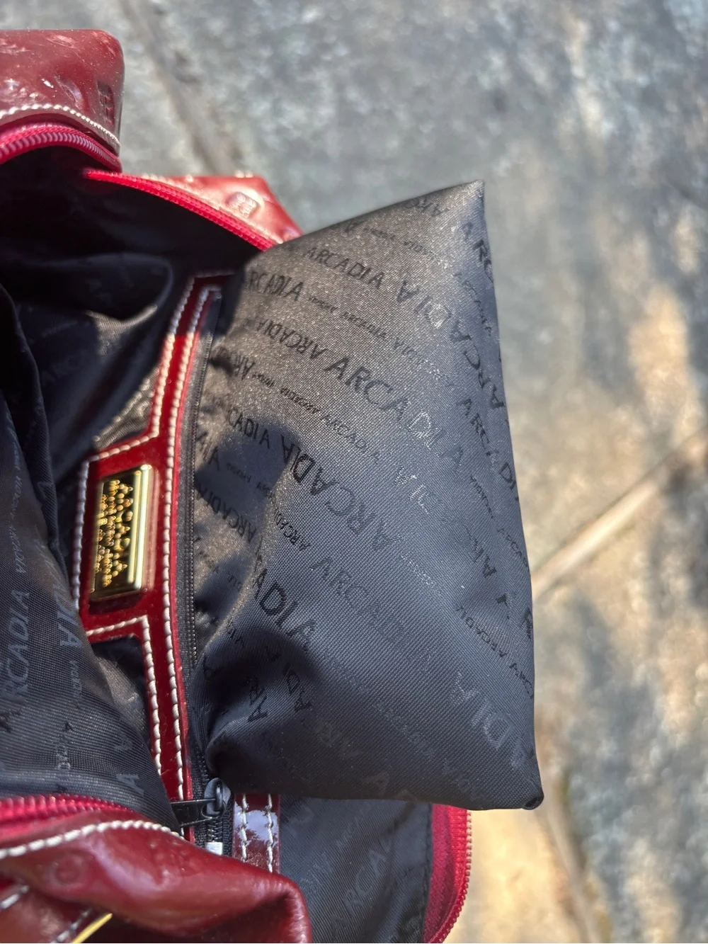 Arcadia patent leather